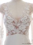 画像11: Lサイズあり【ROBE de FLEURS Glossy/ローブ・ド・フルール グロッシー】刺繍レース /チュールスリーブ/長袖 / タイト/ ミニドレス/ キャバドレス[OF2] (11)