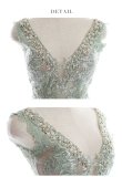 画像11: XS-Lサイズあり【ROBE de FLEURS Glossy/ローブ・ド・フルール グロッシー】スパンコールレース/ ノースリーブ/ ストレッチ/ アシンメトリースカート/ 刺繍/ タイト/ ミニドレス/ キャバドレス[OF2] (11)