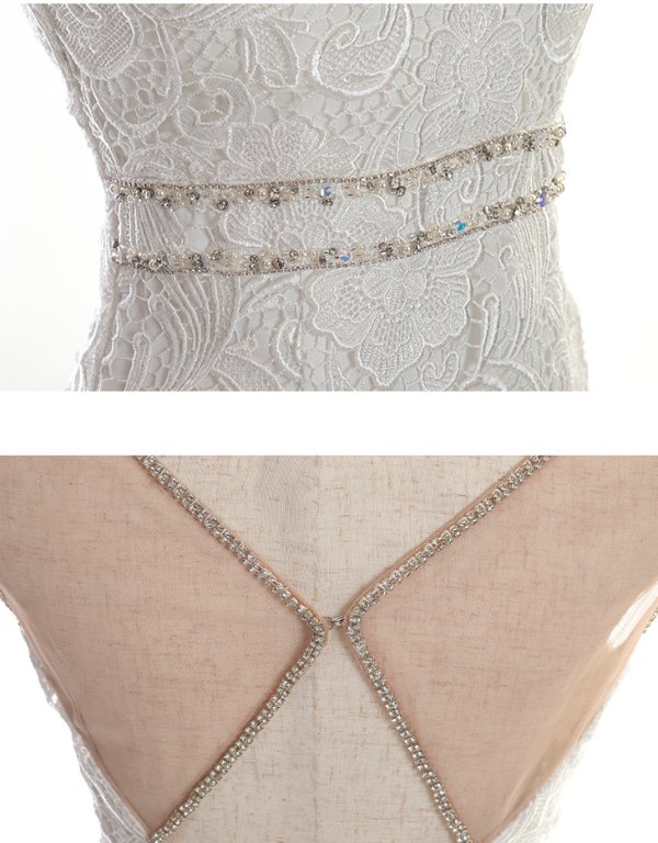 画像14: 【Glossy/グロッシー】バックチュール/ アシンメトリー/ ケミカルレース/ キャミソール/ タイト/ ミニドレス/ キャバドレス【HC02】 (14)