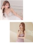 画像3: XSサイズあり【ROBE de FLEURS Glossy/ローブ・ド・フルール グロッシー】アシンメトリー/ フラワーレース/ タイト/ ミニドレス/ キャバドレス[OF2] (3)