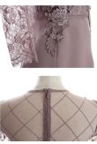 画像15: XSサイズあり【ROBE de FLEURS Glossy/ローブ・ド・フルール グロッシー】長袖/ フラワーレース/ ブロックチュール/ バストカット/ タイト/ ミニドレス/ キャバドレス[OF2] (15)