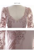 画像12: 【XSサイズあり】【ROBE de FLEURS Glossy/ローブ・ド・フルール グロッシー】フラワーチュール/ 長袖/ ワンカラー/ タイト/ ミニドレス/ キャバドレス (12)