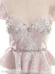 画像12: Lサイズあり【ROBE de FLEURS/ローブドフルール】立体フラワーモチーフ/ ペプラム/ タイト/ ミニドレス/ キャバドレス[OF2] (12)