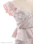 画像13: Lサイズあり【ROBE de FLEURS/ローブドフルール】立体フラワーモチーフ/ ペプラム/ タイト/ ミニドレス/ キャバドレス[OF2] (13)