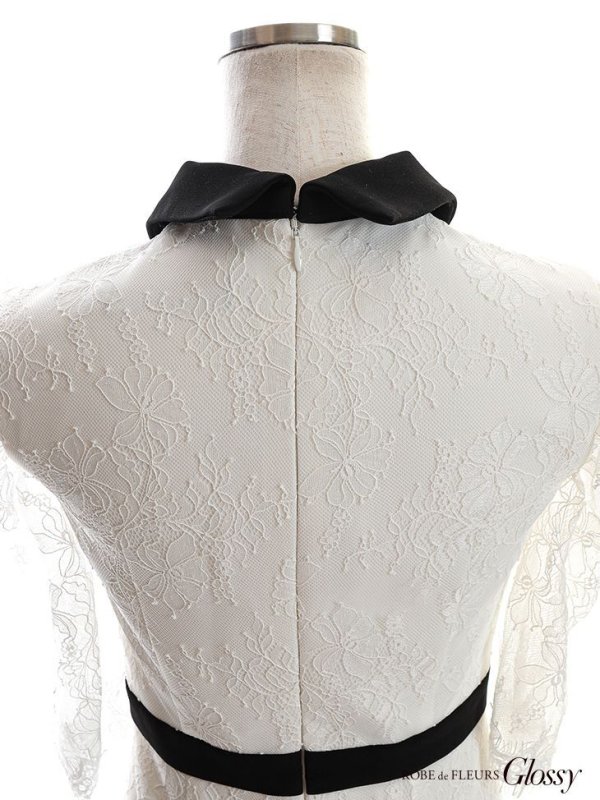 画像27: XSサイズあり【Glossy/グロッシー】フロントジップ/ ZIP ストレッチ/ レース五分袖/ 長袖/ 袖あり/ レーススリーブ/ タイト/ ミニドレス/ キャバドレス【HC02】 (27)