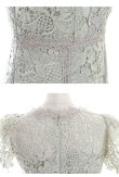 画像13: Lサイズあり【DEA. by ROBE de FLEURS/ディアバイローブドフルール】マーメイド/ フローラルレース/ ミディアム丈/ キャバドレス[OF2] (13)