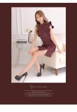 画像5: Lサイズあり【DEA.by ROBE de FLEURS/ディアバイローブドフルール】ラメツイード/ アシンメトリー/ フリル/ タイト/ ミディアム丈/ ワンピース/ ミニドレス/ キャバドレス[OF2] (5)