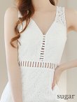 ホワイト モデル：あすか　身長：170cm　着用サイズ：Sサイズ