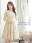 画像6: Lサイズあり【DEA. by ROBE de FLEURS/ディアバイローブドフルール】2WAY襟付き/ レース/ ノースリーブ/ クラシック/ ワンピース/ ひざ丈/ ミディアム/ キャバドレス[OF2] (6)