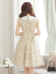 画像8: Lサイズあり【DEA. by ROBE de FLEURS/ディアバイローブドフルール】2WAY襟付き/ レース/ ノースリーブ/ クラシック/ ワンピース/ ひざ丈/ ミディアム/ キャバドレス[OF2] (8)