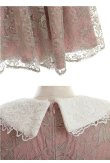 画像14: Lサイズあり【DEA. by ROBE de FLEURS/ディアバイローブドフルール】2WAY襟付き/ レース/ ノースリーブ/ クラシック/ ワンピース/ ひざ丈/ ミディアム/ キャバドレス[OF2] (14)