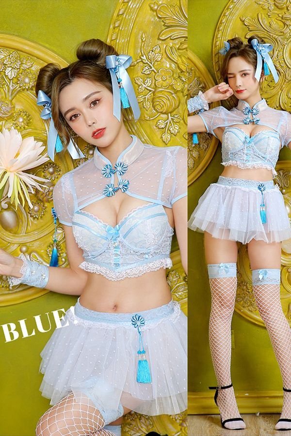 画像9: 【即日発送】フェミニンチャイナドレス《ハロウィンコスプレ8点セット》【Dreamy Doll/ドリーミードール】[HC03] (9)