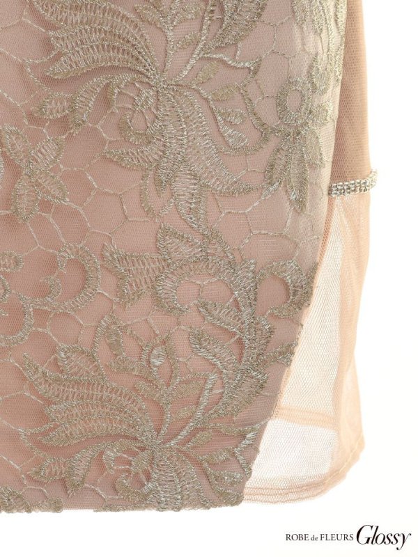 画像10: 【Glossy/グロッシー】刺繍レース/ バックレース/ ストレッチ/ タイト/ ミニドレス/ キャバドレス【HC02】 (10)