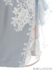 画像11: XSサイズあり【ROBE de FLEURS/ローブドフルール】ジップ / ZIP/ シフォンリボン/ ワンショル/ サイドシアー/ タイト/ レースクリスタルドレス/ ミニドレス/ キャバドレス[OF2] (11)