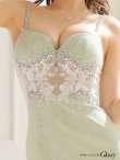 画像10: XSサイズあり【ROBE de FLEURS Glossy/ローブ・ド・フルール グロッシー】ウエストチュール/ フラワーレース/ ジップ ZIP/ キャミ/ タイト/ ミニドレス/ キャバドレス[OF2] (10)