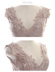 画像12: XS〜Lサイズあり【DEA. by ROBE de FLEURS/ディアバイローブドフルール】ワンピース/ ケミカルレース/ ノースリーブ/ タイト/ ひざ丈/ ミディアムドレス/ キャバドレス[OF2] (12)