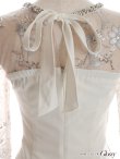 画像29: XSサイズあり【ROBE de FLEURS Glossy/ローブ・ド・フルール グロッシー】アメスリ/ ビジュー/ 刺繍レース/ サイドシアー/ チュールスリーブ/ 長袖/ 袖あり/ アシメ/ タイト/ ミニドレス/ キャバドレス[OF2] (29)
