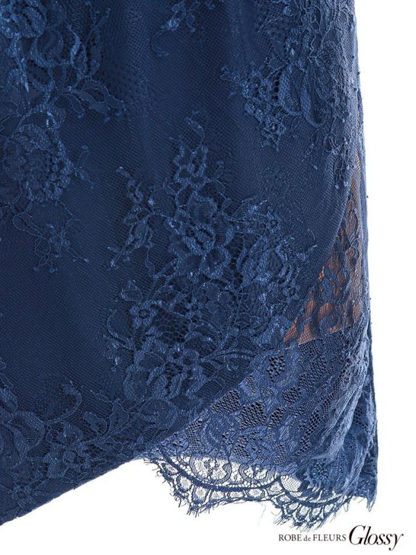 画像16: XSサイズあり【Glossy/グロッシー】アメスリ/ ビジュー/ レース/ サイドシアー/ 七分袖/ 袖あり/ アシメ/ タイト/ ミニドレス/ キャバドレス【HC02】 (16)