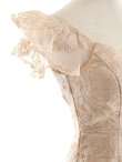 画像10: Lサイズあり【DEA. by ROBE de FLEURS/ディアバイローブドフルール】ワンピース/ 刺繍レース/ フリル袖/ タイト/ ひざ丈/ ミディアム/ キャバドレス[OF2] (10)