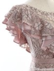 画像15: Lサイズあり【DEA. by ROBE de FLEURS/ディアバイローブドフルール】ワンピース/ 総レース/ パール/ フリル袖/ 袖あり/ 膝丈/ フレア/ミディアム/ キャバドレス[OF2] (15)