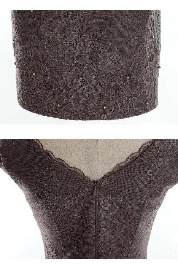 画像17: XSサイズあり【Glossy/グロッシー】 ジップ/ ビジュードット/ ストレッチ/ タイト/ ミニドレス/ キャバドレス【HC02】 (17)