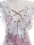 画像8: XS〜Lサイズあり【ROBE de FLEURS/ローブドフルール】セットアップ/ スカートパンツ/ フロントクロス/ フリル/ ミニドレス/ キャバドレス[OF2] (8)