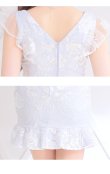 画像24: XSサイズあり【ROBE de FLEURS/ローブドフルール】スパンコール/ フラワーレース/ セットアップ/ ノースリーブ/ ミニドレス/ キャバドレス[OF2] (24)