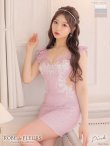 画像19: 【ROBE de FLEURS/ローブドフルール】ビジュー/ サイドシアー/ レース/ 立体フラワー/ ノースリーブ/ タイト/ ミニドレス/ キャバドレス[OF2] (19)