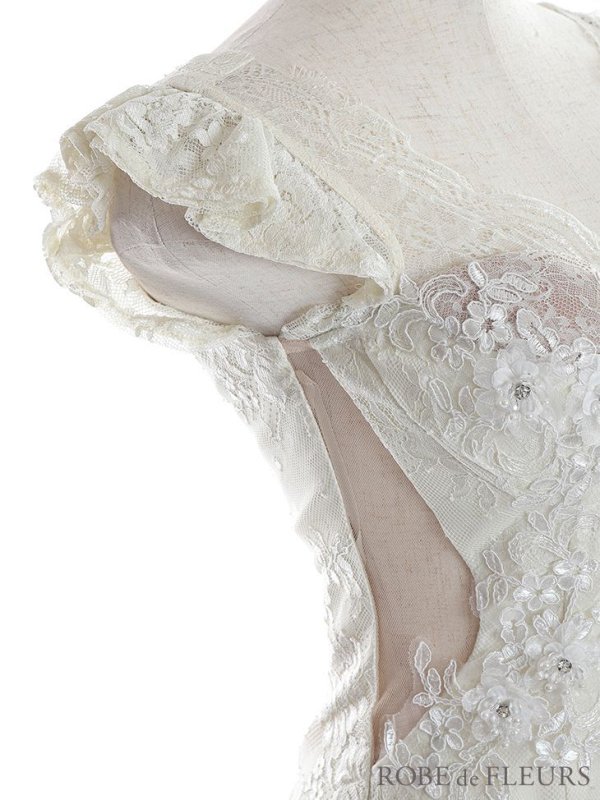 画像10: 【ROBE de FLEURS/ローブドフルール】ビジュー/ サイドシアー/ レース/ 立体フラワー/ ノースリーブ/ タイト/ ミニドレス/ キャバドレス[OF08] (10)