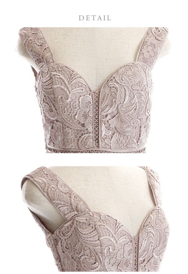 画像24: Lサイズあり【DEA./ディア】ケミカルレース/ マーメード/ ミディアム丈/ ワンピース/ キャバドレス【OF08】 (24)