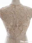 画像12: Lサイズあり【DEA. by ROBE de FLEURS/ディアバイローブドフルール】ケミカルレース/ チュール/ フロントジップ/ ZIP/ ワンピース/ Aライン/ マキシ丈/ キャバドレス[OF2] (12)