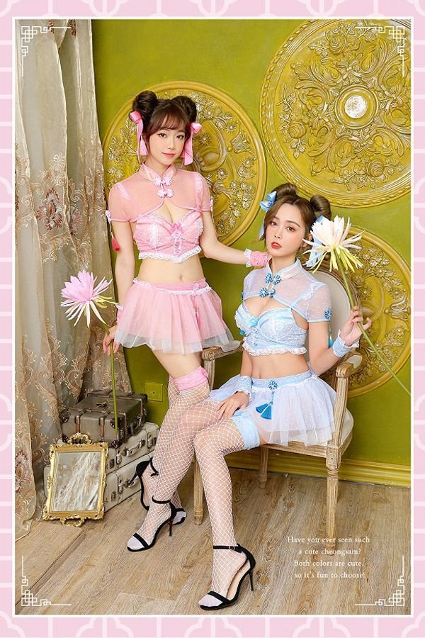 画像8: 【即日発送】フェミニンチャイナドレス《ハロウィンコスプレ8点セット》【Dreamy Doll/ドリーミードール】[HC03] (8)