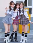 画像1: 【即日発送】オフショル女子高生/ミニスカJK《ハロウィンコスプレ8点セット》【Malymoon/マリームーン】[HC02] (1)