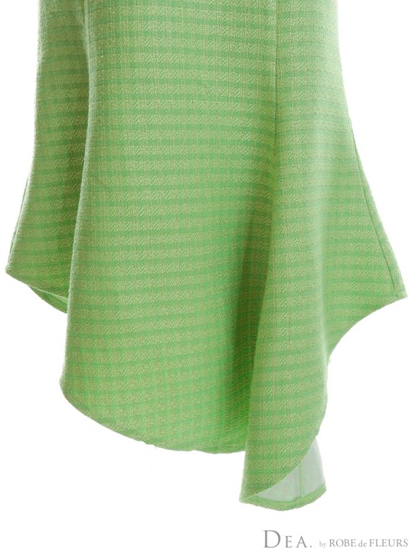 画像17: XS-Lサイズあり【DEA./ディア】スプリングツイード/ マーメイド/ アシンメトリー裾/ ジップ/ タイト/ ミディアム丈/ ワンピース/ キャバドレス【OF08】 (17)