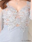 画像10: XS〜Lサイズあり【ROBE de FLEURS Glossy/ローブ・ド・フルール グロッシー】レース/ 七分袖/ 長袖/ 袖あり/ フラワーモチーフ/ タイト/ ミニドレス/ キャバドレス[OF2] (10)