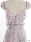 画像21: XSサイズあり【ROBE de FLEURS/ローブドフルール】スパンコール付きチュール/ アシンメトリー/ キャミソール/ フリル/ ミニドレス/ キャバドレス[OF2] (21)
