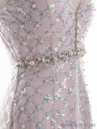 画像22: XSサイズあり【ROBE de FLEURS/ローブドフルール】スパンコール付きチュール/ アシンメトリー/ キャミソール/ フリル/ ミニドレス/ キャバドレス[OF2] (22)