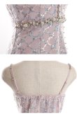 画像24: XSサイズあり【ROBE de FLEURS/ローブドフルール】スパンコール付きチュール/ アシンメトリー/ キャミソール/ フリル/ ミニドレス/ キャバドレス[OF2] (24)