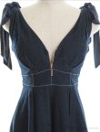画像30: Lサイズあり【DEA.by ROBE de FLEURS/ディアバイローブドフルール】ショルダーリボン/ チュール/ フレア/ Aライン/ ストレッチ/ ミディアム丈/ ワンピース/ キャバドレス[OF2] (30)