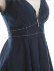 画像31: Lサイズあり【DEA.by ROBE de FLEURS/ディアバイローブドフルール】ショルダーリボン/ チュール/ フレア/ Aライン/ ストレッチ/ ミディアム丈/ ワンピース/ キャバドレス[OF2] (31)