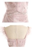 画像23: XSサイズあり【ROBE de FLEURS/ローブドフルール】スパンコール/ ドットチュール/ セットアップ/ノースリーブ/ フリル/ ミニドレス/ キャバドレス[OF2] (23)