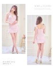 画像10: XSサイズあり【ROBE de FLEURS/ローブドフルール】スパンコール/ ドットチュール/ セットアップ/ノースリーブ/ フリル/ ミニドレス/ キャバドレス[OF2] (10)