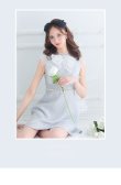 画像20: XS〜Lサイズあり【ROBE de FLEURS/ローブドフルール】レース/ ビジュー/ サマーツイード/ Aライン/ フレア/ ノースリーブ/ ミニドレス/ キャバドレス[OF2] (20)