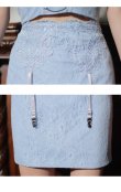 画像14: 10th SPECIAL COLLECTION 【XSサイズあり】【ROBE de FLEURS/ローブドフルール】Lingerie Like Set Up Dress/ セットアップ/ ランジェリーライク/ チョーカー/ 刺繍レース/ タイト/ ミニドレス/ キャバドレス[OF2] (14)