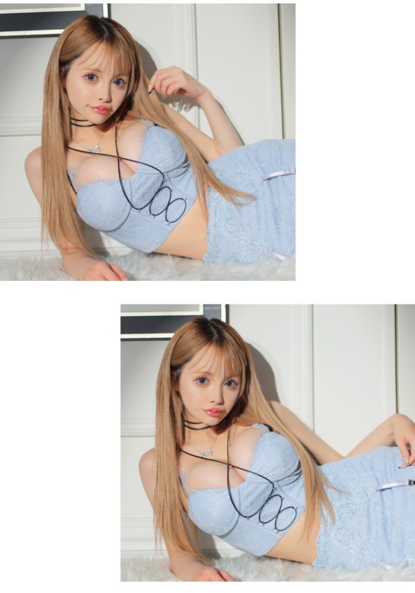 画像11: 10th SPECIAL COLLECTION 【XSサイズあり】【ROBE de FLEURS/ローブドフルール】Lingerie Like Set Up Dress/ セットアップ/ ランジェリーライク/ チョーカー/ 刺繍レース/ タイト/ ミニドレス/ キャバドレス[OF08] (11)