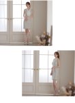 画像8: Lサイズあり【DEA.by ROBE de FLEURS/ディアバイローブドフルール】襟付き / ツイード/ ノースリーブ/ タイト/ ミニドレス/ キャバドレス[OF2] (8)