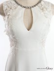画像9: 【ROBE de FLEURS Glossy/ローブ・ド・フルール グロッシー】マーメイド/ バストカット/ サイドフラワーレース/ ワンカラー/ ロングドレス/ キャバドレスlong[OF2] (9)