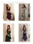 画像15: Lサイズあり【DEA.by ROBE de FLEURS/ディアバイローブドフルール】アシンメトリー裾/ フロントジッパー/ ノースリーブ/ ミディアム丈/ ミモレ丈/ ミディアムドレス/ キャバドレス[OF2] (15)
