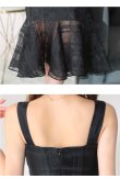 画像14: Lサイズあり【DEA. by ROBE de FLEURS/ディアバイローブドフルール】マーメイド/ サテン/ ノースリーブ/ チェック柄/ ワンピース/ ミモレ丈/ マキシ丈/ ミディアムドレス/ キャバドレス[OF2] (14)