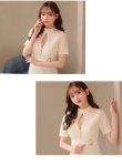 画像24: Lサイズあり【DEA. by ROBE de FLEURS/ディアバイローブドフルール】ベルト/ ジッパー/ 袖付き/ 半袖/ シンプル/ レディ/ ワンピース/ ミモレ丈/ マキシ丈/ ミディアムドレス/ キャバドレス[OF2] (24)